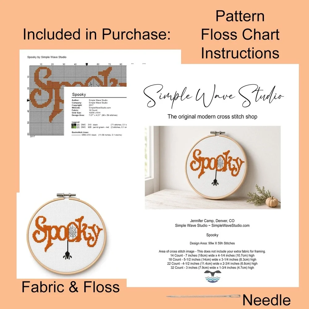 Simple Wave Studio modern halloween