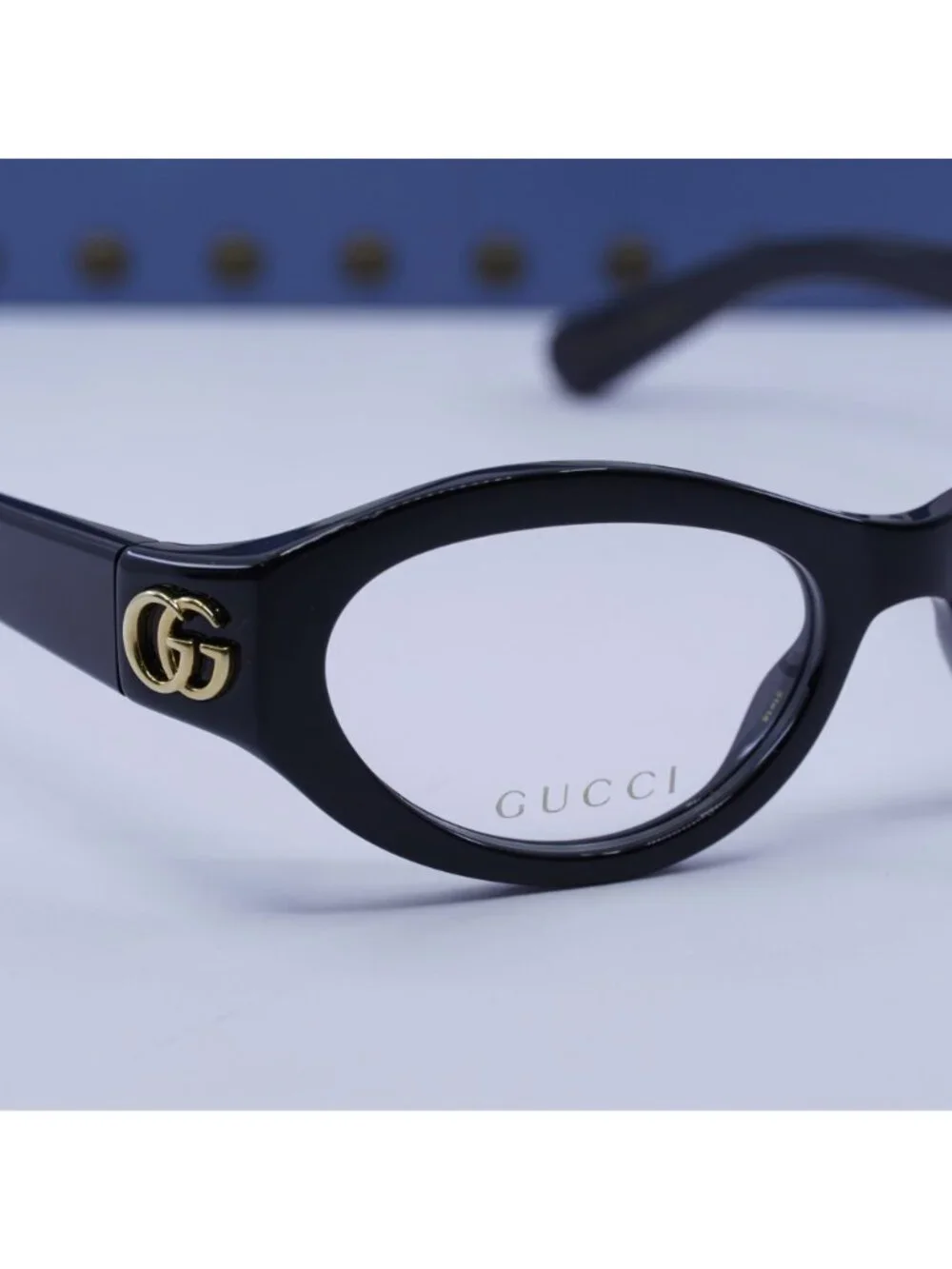 Gucci GG1405O 001 Cat Eye Eyeglasses 51mm - Black