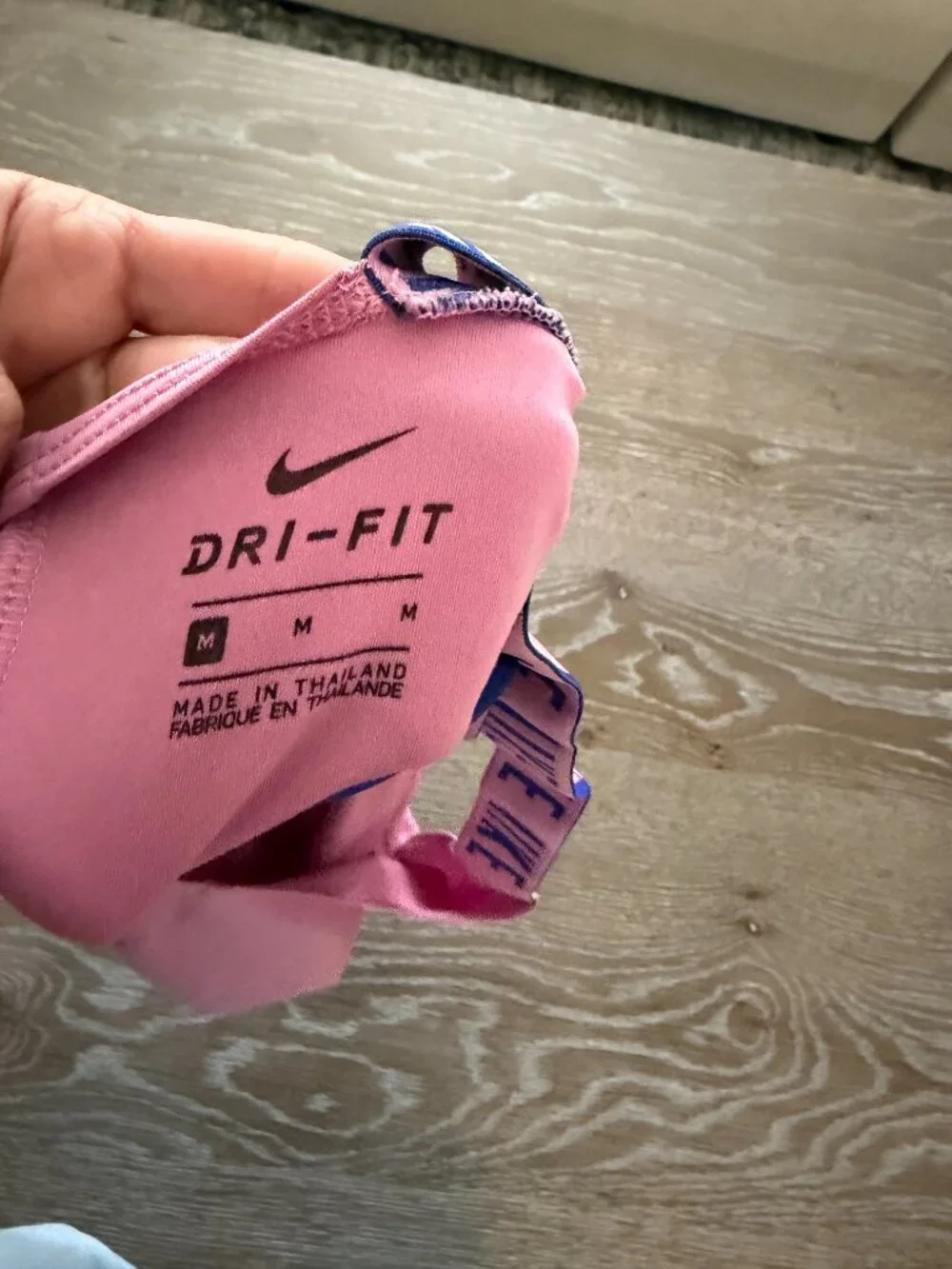 Girls Nike Dri-fit pink/blue tank top size Medium