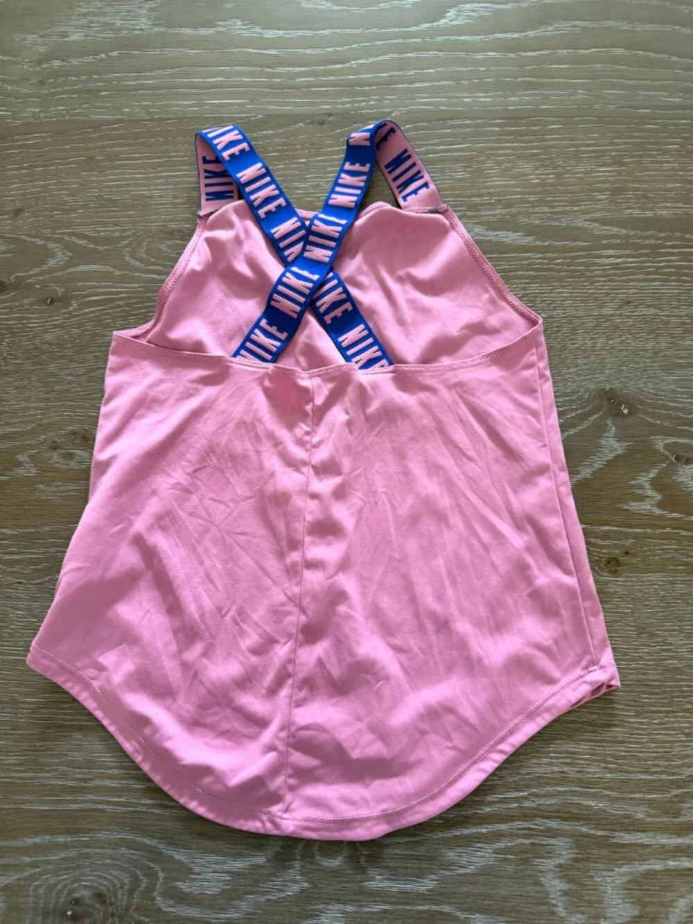 Girls Nike Dri-fit pink/blue tank top size Medium