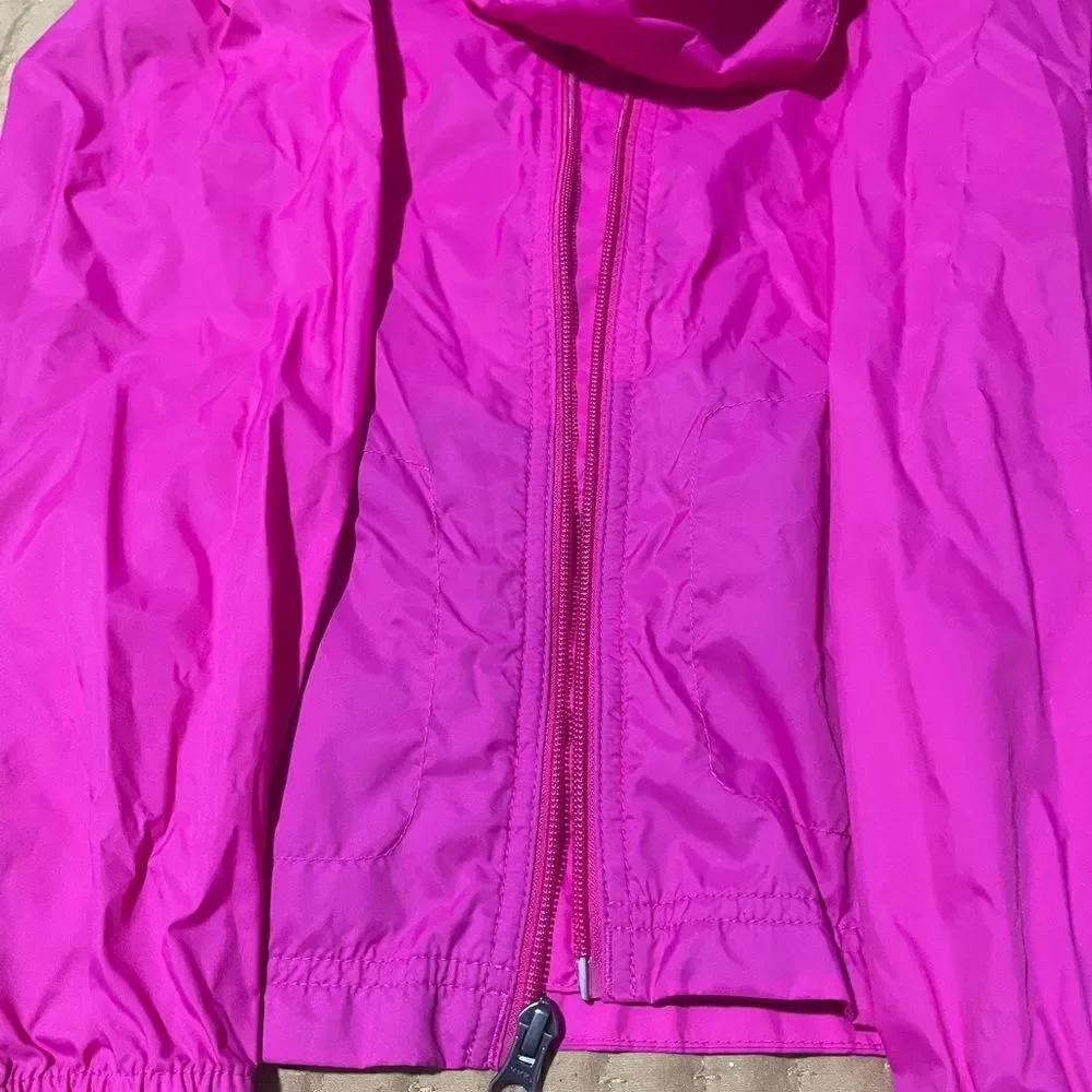 Columbia pink windbreaker