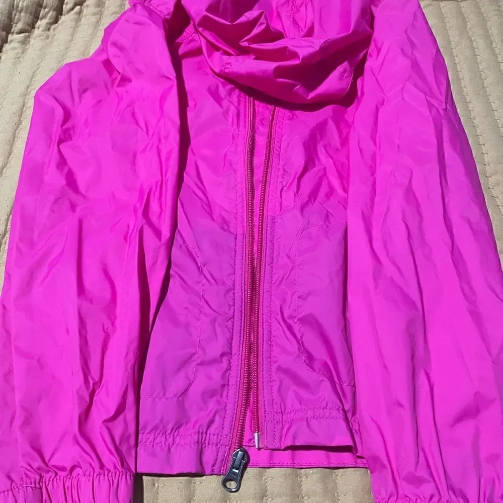 Columbia pink windbreaker