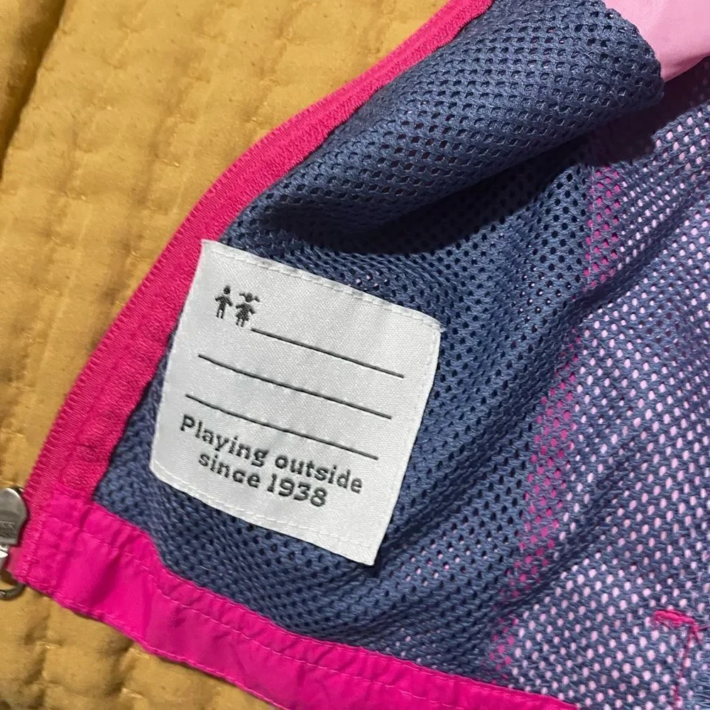 Columbia pink windbreaker
