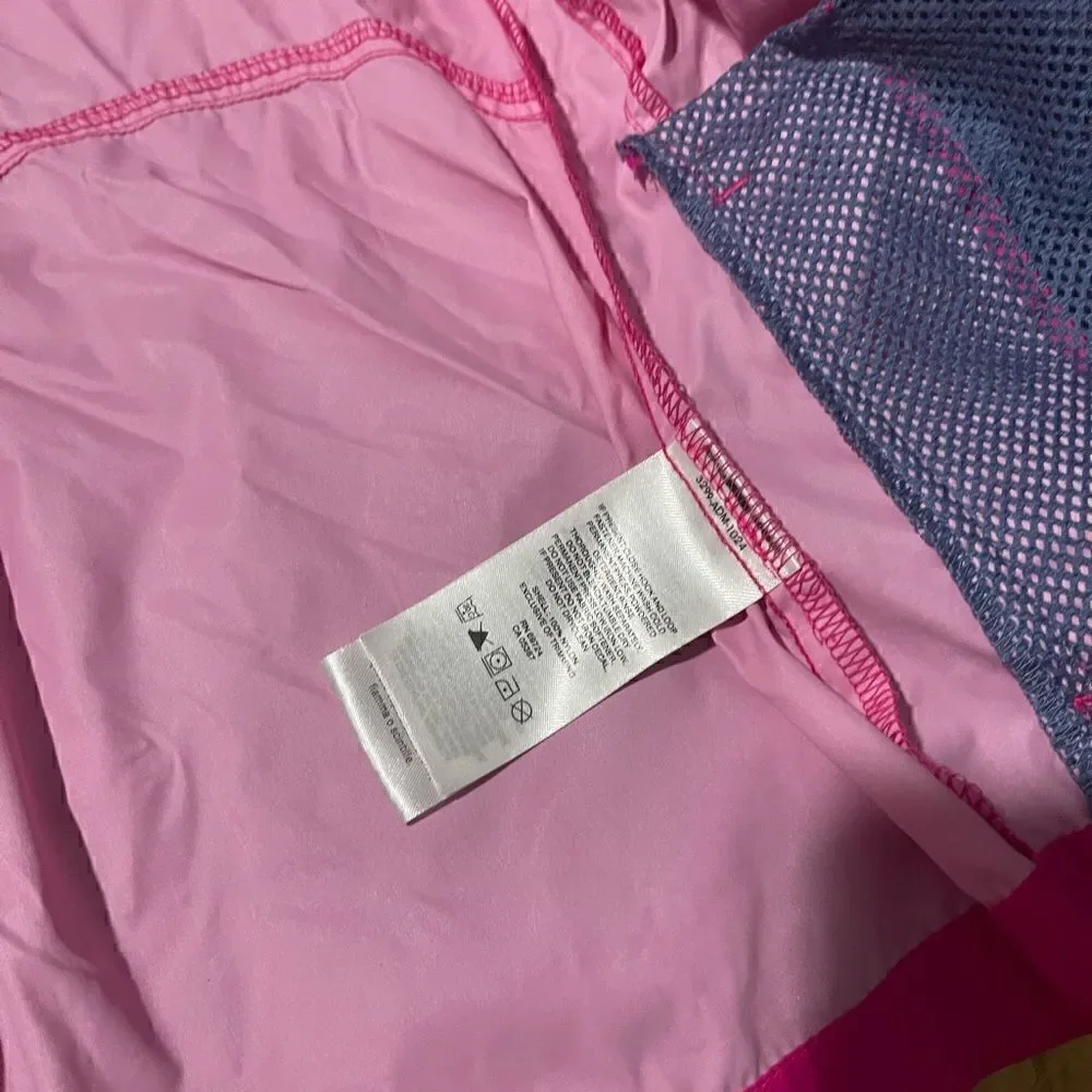 Columbia pink windbreaker