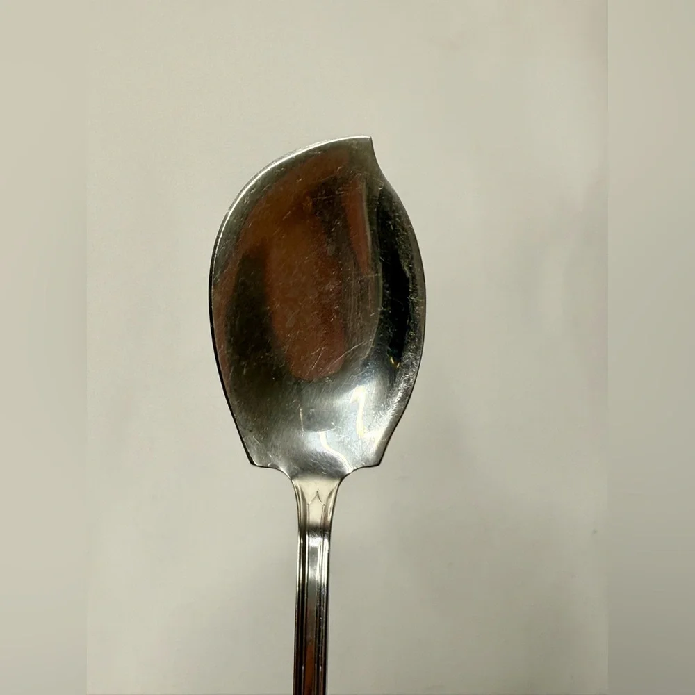 Vintage 1847 Rogers Bros Ancestral Silverplate JELLY SERVER 7” Rare 1‎ Spoon
