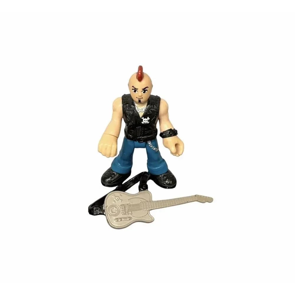 Imaginext Blind Bag Series 3 Punk Rocker Guitarist & Guitar 3”