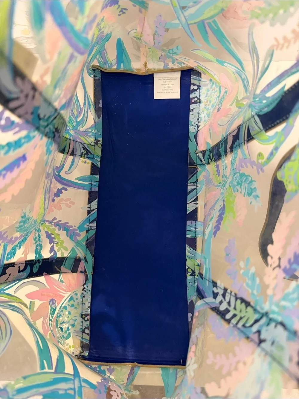 Lilly Pulitzer Pastel Palm Print Tote
