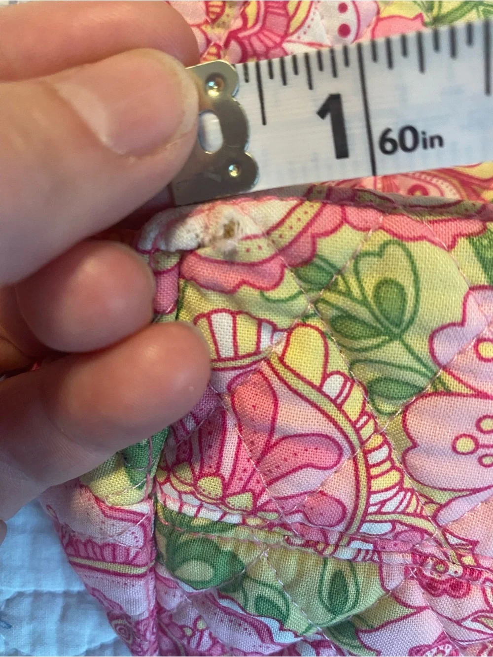 Vera Bradley Vintage Petal Pink Classic Tote Bag and Pencil Pouch
