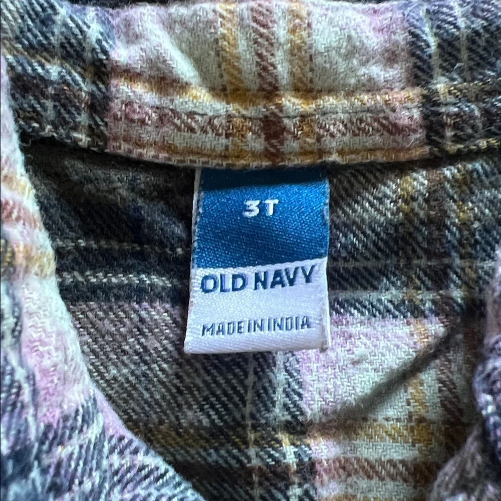 Old Navy Toddler Girl Flannel Shirt Size 3t