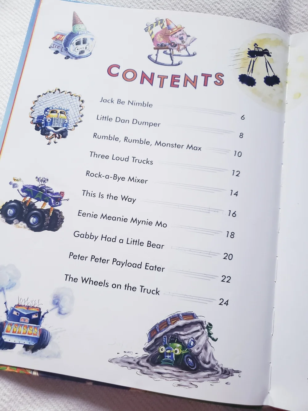 Trucktown Truckery Rhymes Children's Book