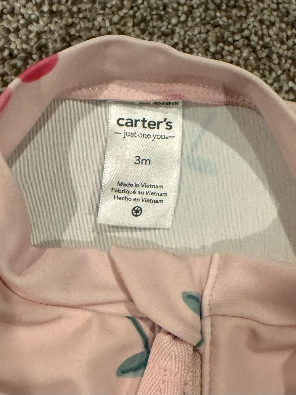 Carters piece light cherry