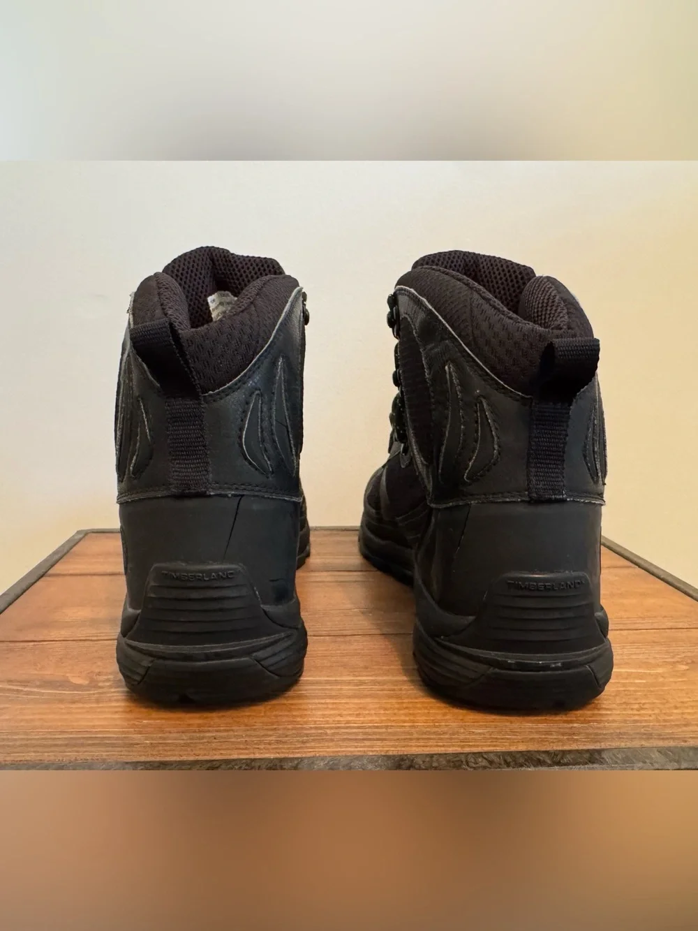 Timberland Vibram Black Men's Rugged Hiking/Work Boots