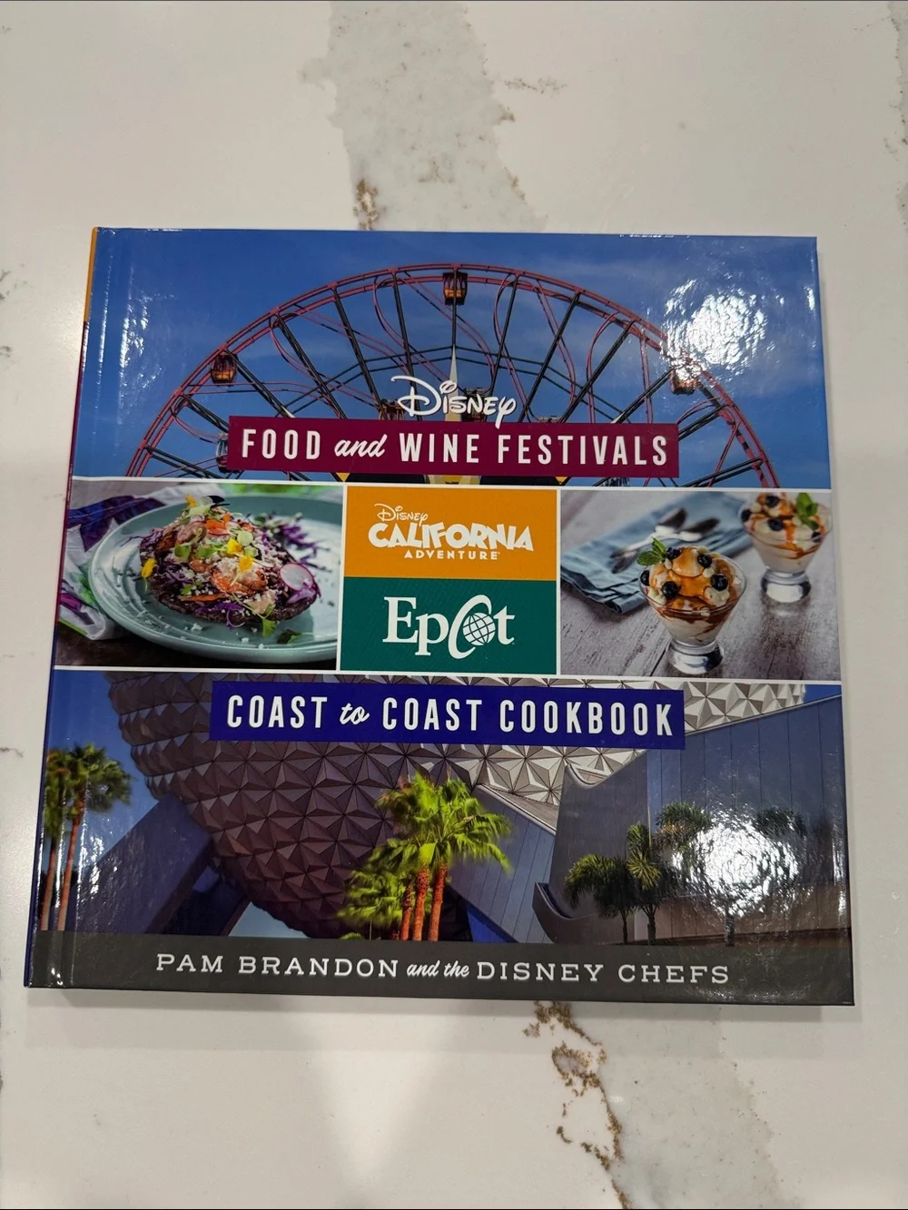 Disney Blue and White Coast to Coast Cookbook - Food and Wine Festivals