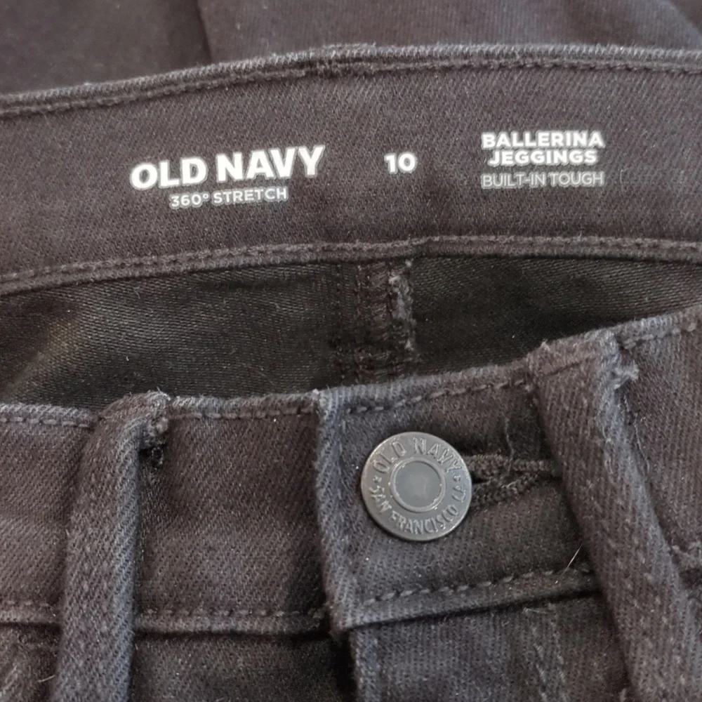 Old Navy | Black Jeans 360 Stretch Denim Ballerina Jegging | 10