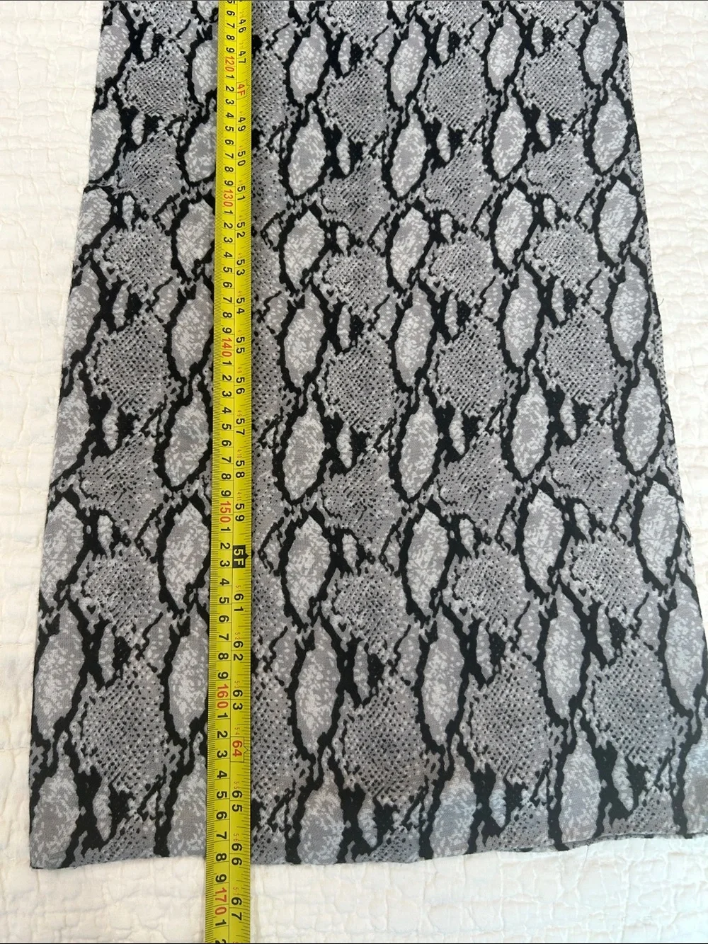 Beautiful Vintage Snakeskin-Print Scarf