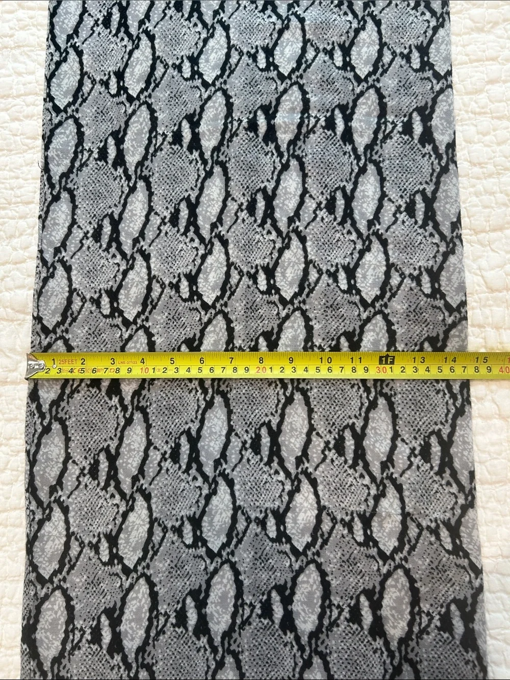 Beautiful Vintage Snakeskin-Print Scarf