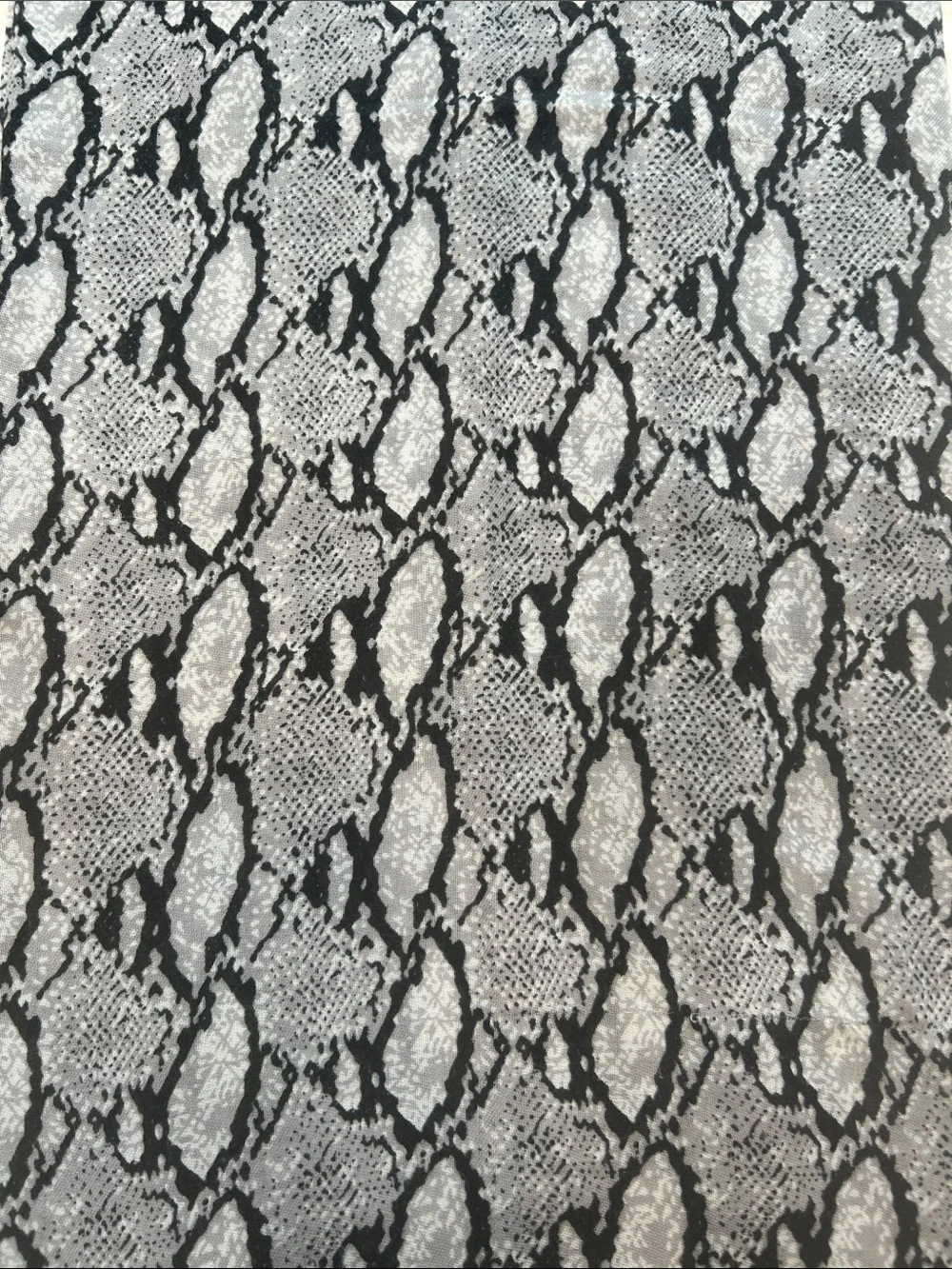 Beautiful Vintage Snakeskin-Print Scarf
