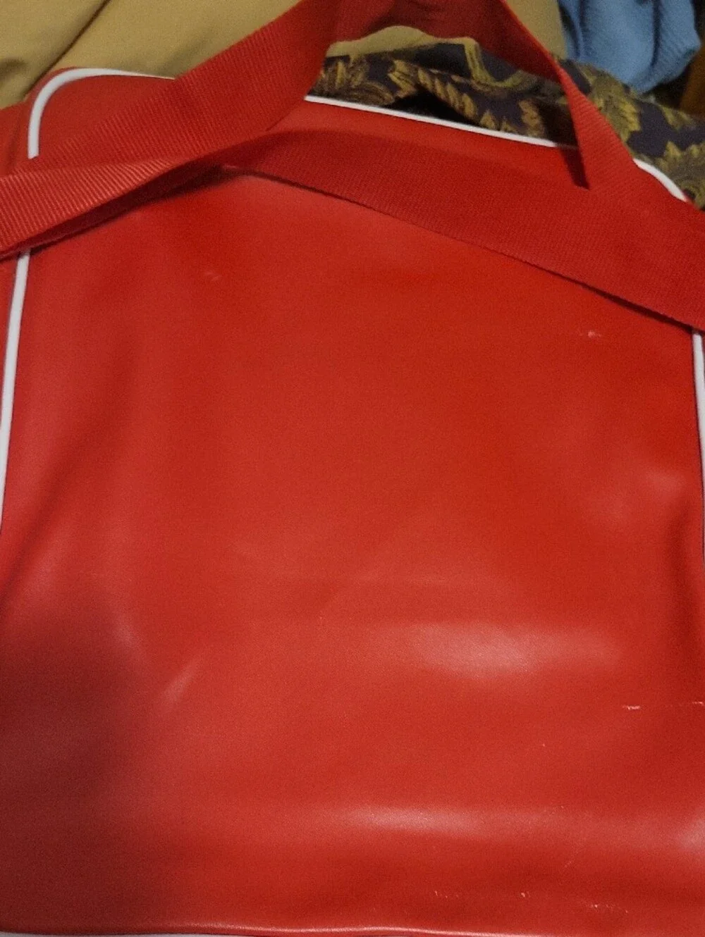 Michael Jackson Red 'Who's Bad' Graphic Backpack
