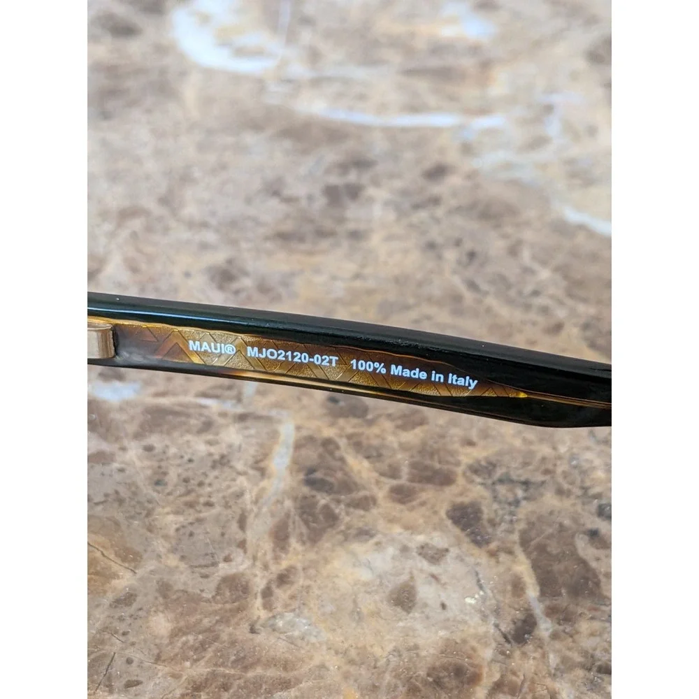Maui Jim Eyeglasses Frames MJO2120-02T Polished Black‎ Brown Tortoise 57-17-145