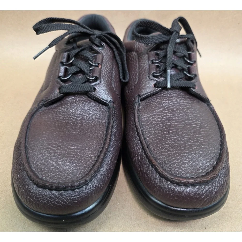 SAS Bout Time (Sz 9 N NARROW) Men's Burgundy Comfort Shoes Sneakers USA