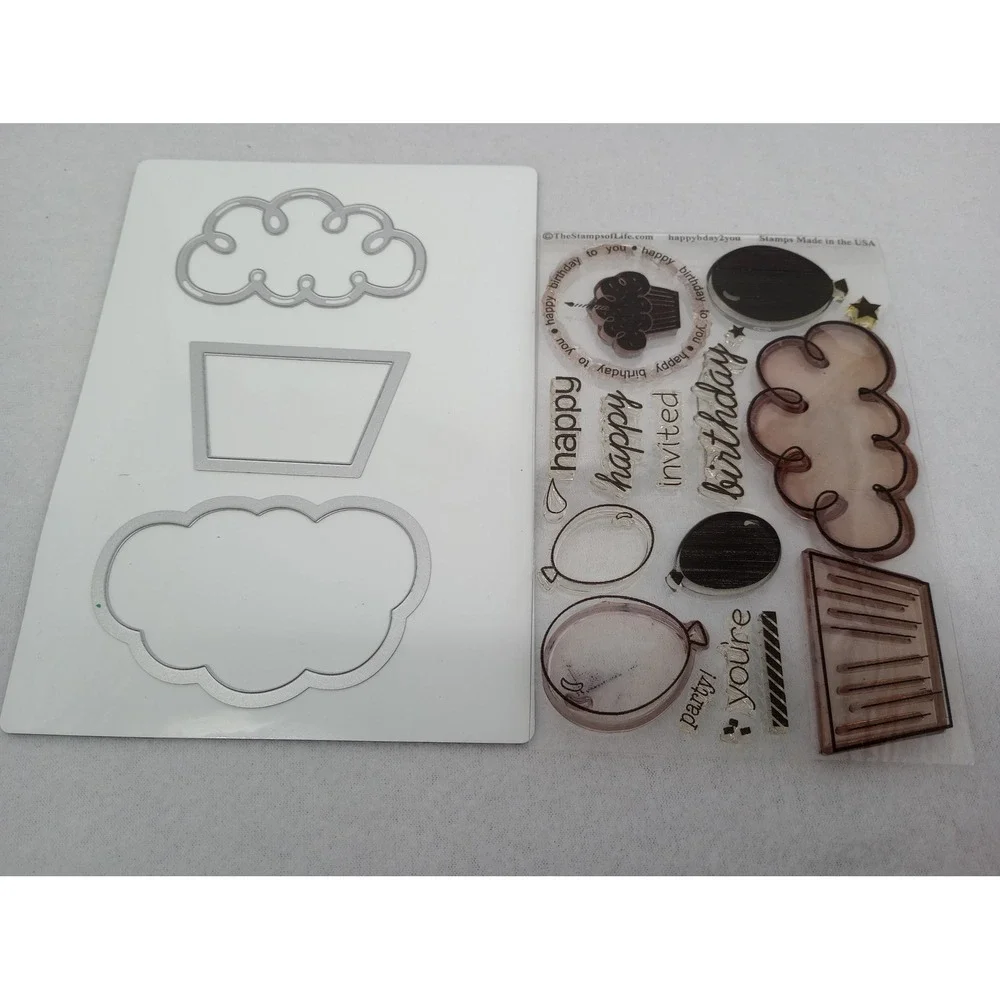 The Stamps of Life Stamp and Die Set happybirthday2you Cupcake