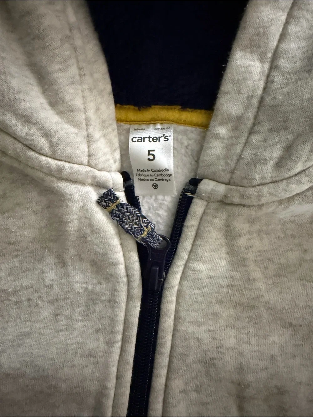 Carters light gray