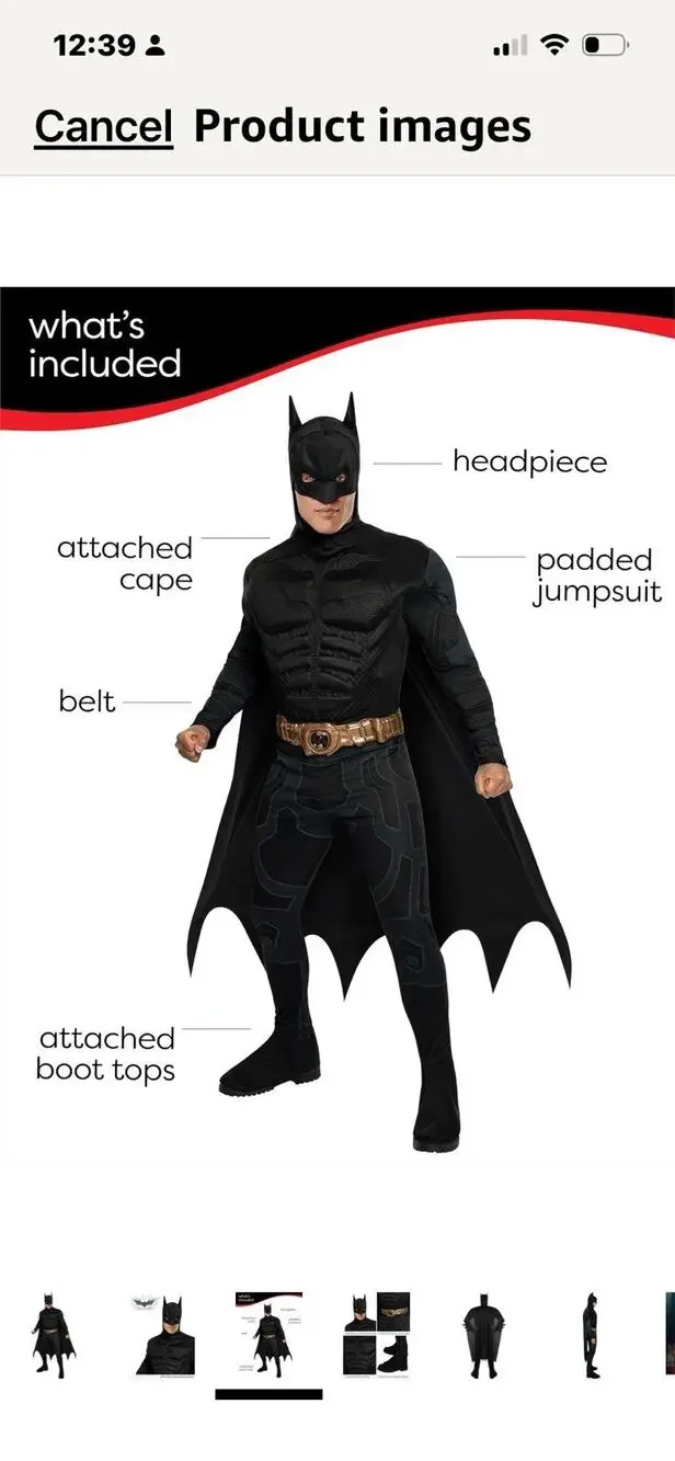 Rubies DC Batman The Dark Knight Rises: Costume for XL, Black