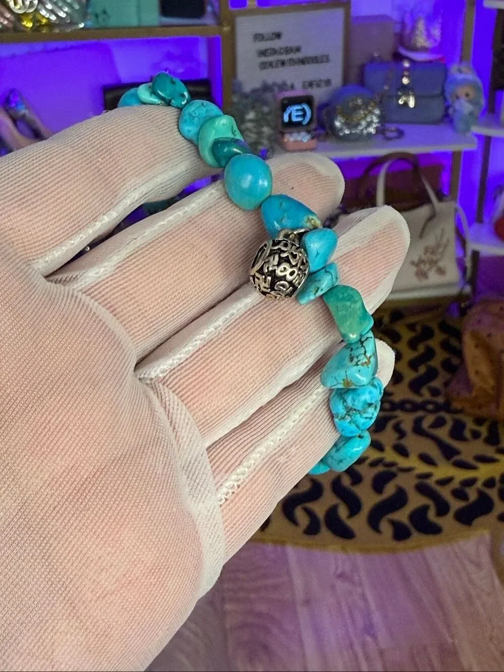 No Brand natural turquoise