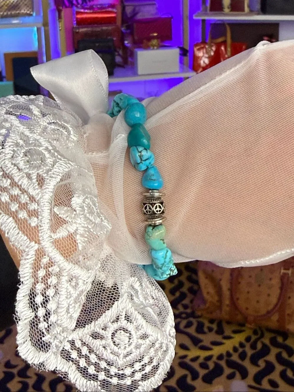 No Brand natural turquoise