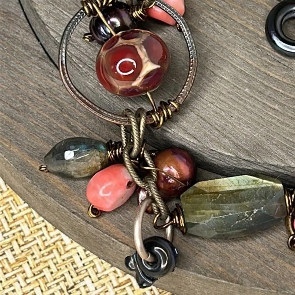 Unbranded larger beads funky