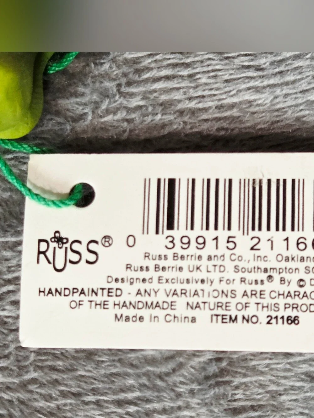Russ collectible frog
