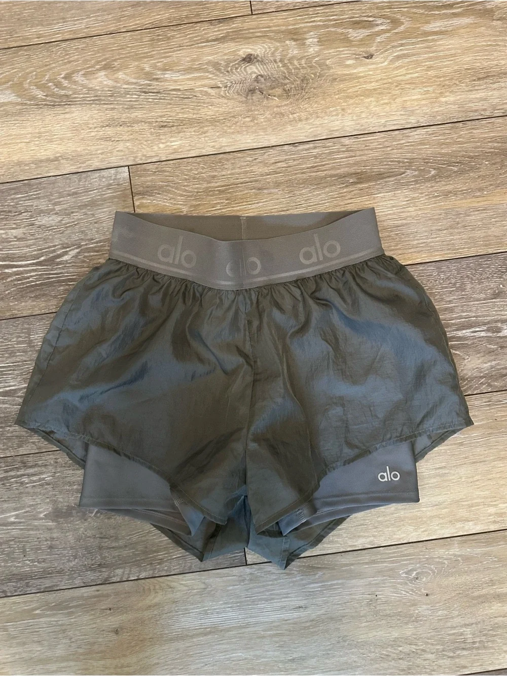 Alo Yoga Double Layer Athletic Shorts