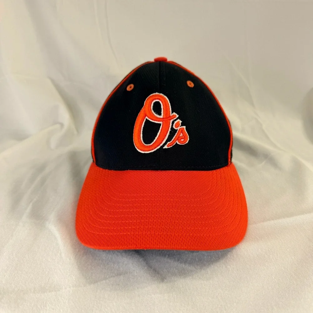 Richardson PTS45 Baltimore Orioles Black Orange Fitted Baseball Cap Size 6 3/4