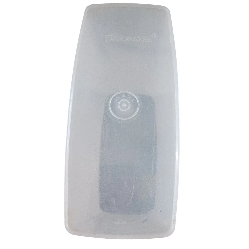 Tupperware Modular Mates Super Oval 4 Sheer Black Flip Top‎ Lid 16.5 Cup