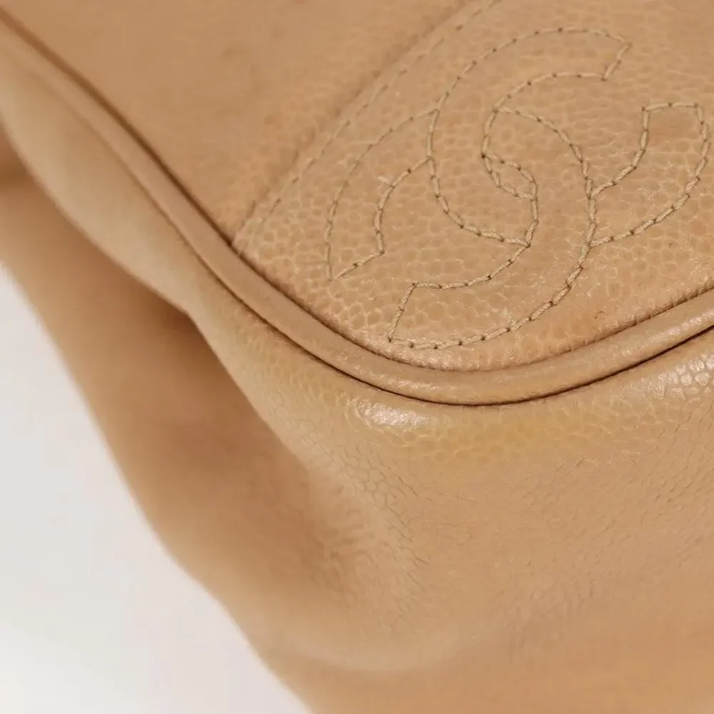 Chanel Calfskin Backpack Beige