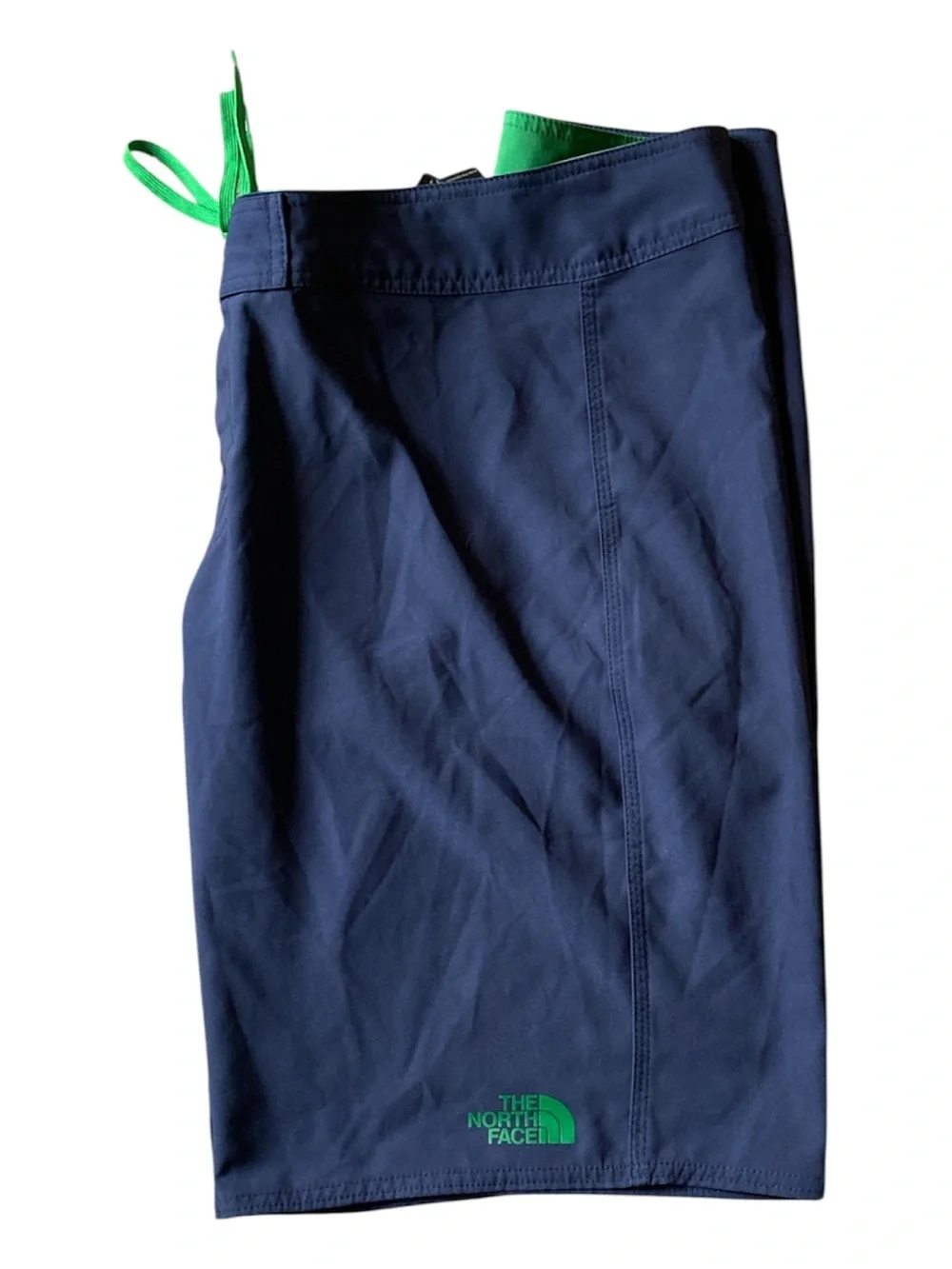 The North Face Board Shorts Navy & Kelly Green Size 38 NWOT