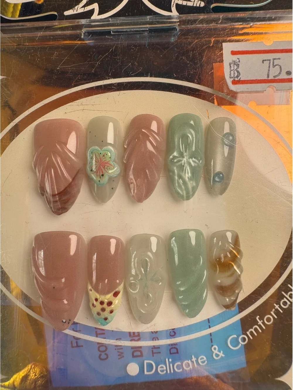 Gosman Cute Collection Wearing Manicure False Nails Set