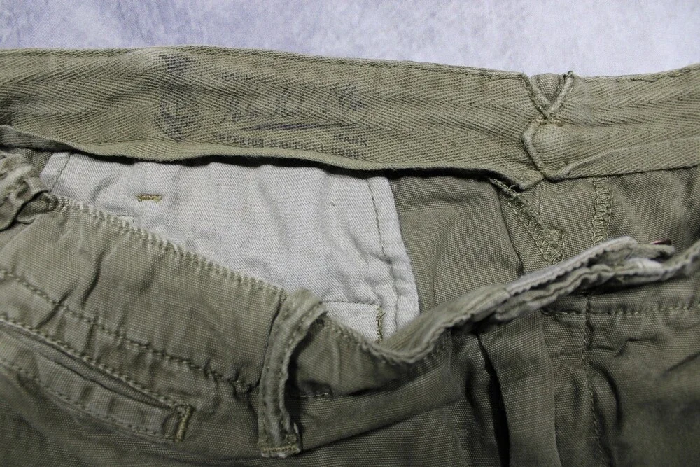 Polo Ralph Lauren Straight Fit Chino Pants Mens 38x30 Olive Green Nautical Goods