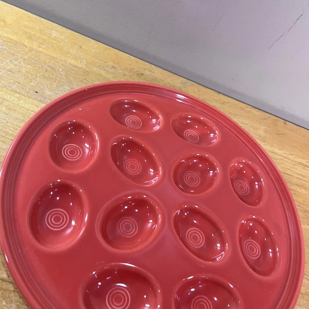 Fiesta Deviled Egg Plate Unisex 13