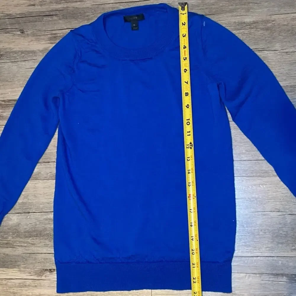 J. Crew Blue Quarter Sleeve Sweater - Size XS - Great Condition