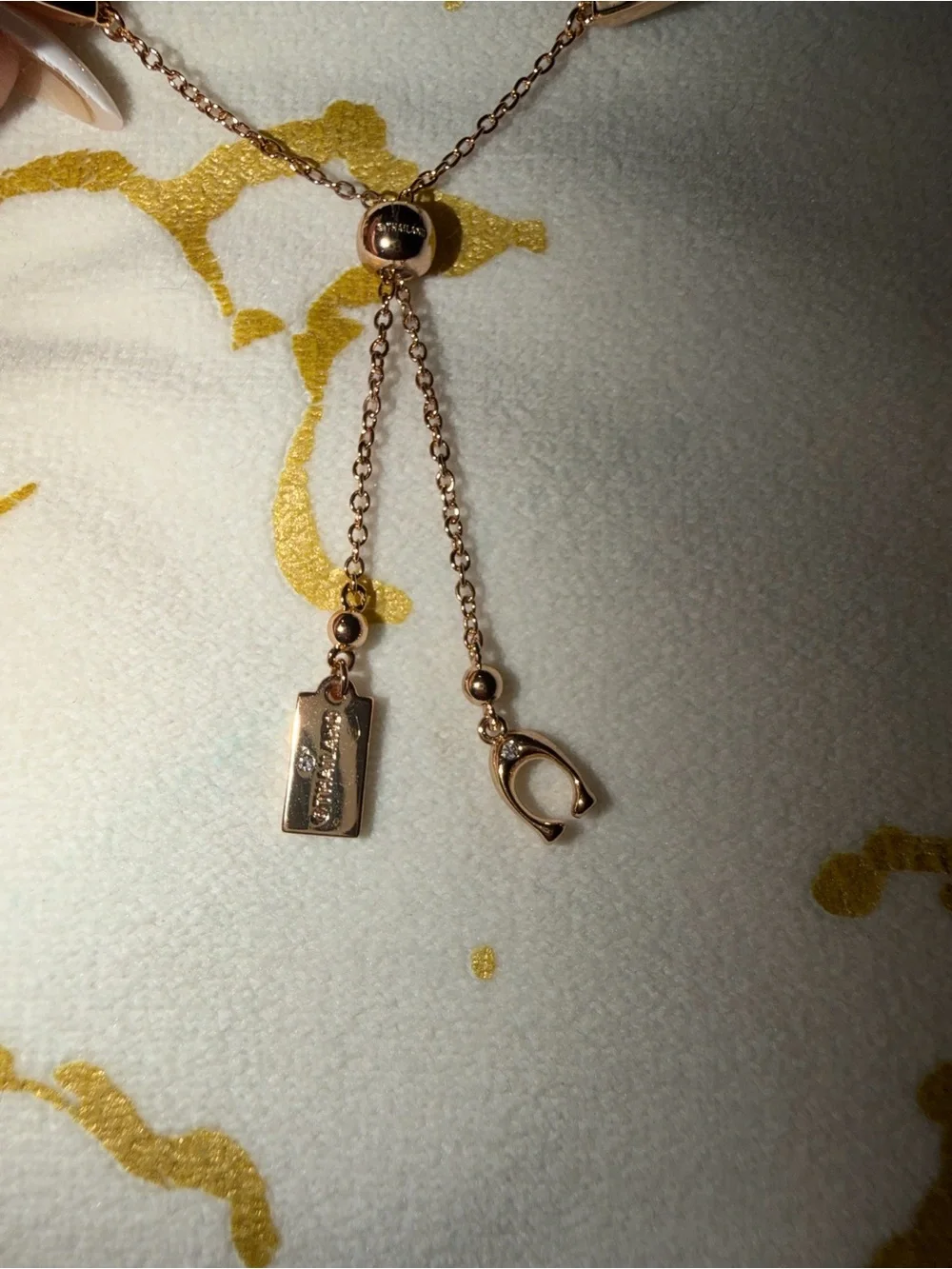 Coach bangle polished