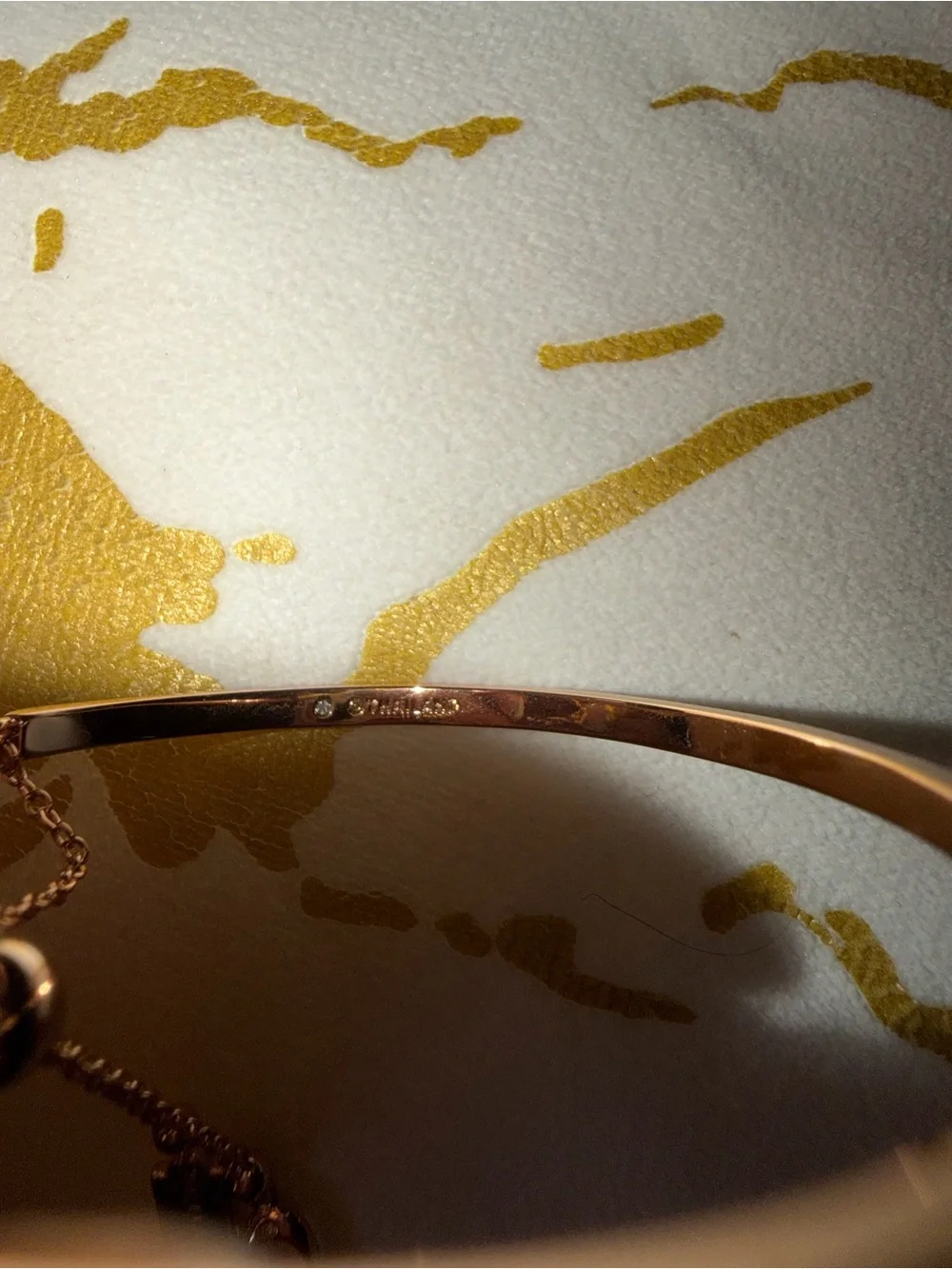 Coach bangle polished
