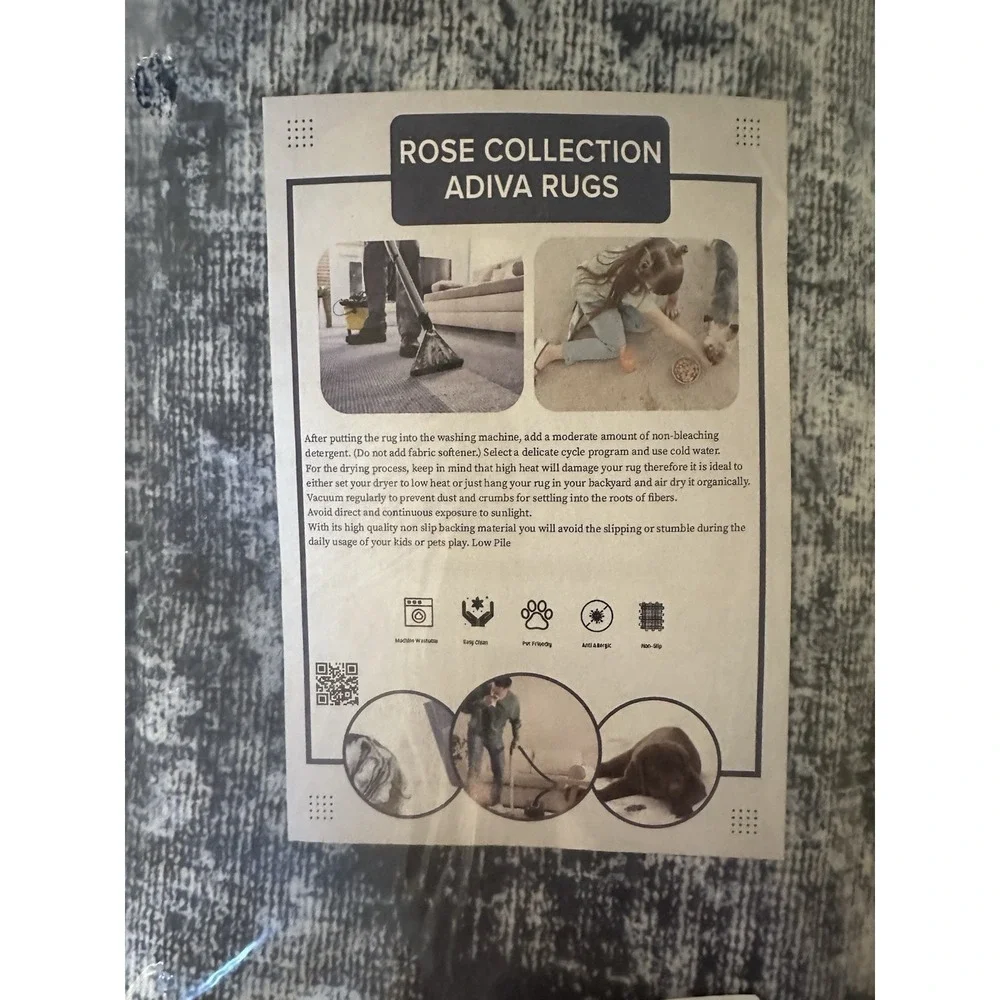 Machine Washable Rug 2'6