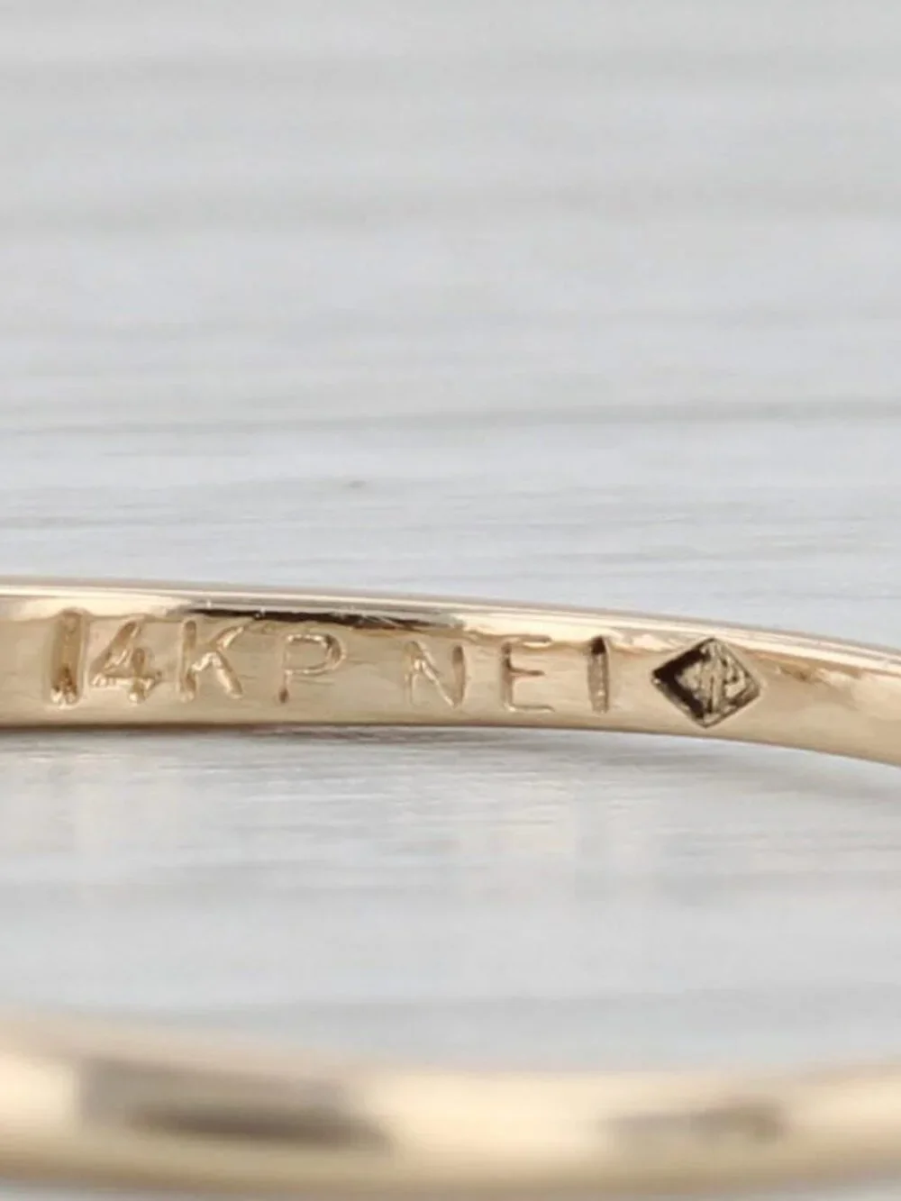 0.43ctw Diamond Baguette Ring Guard Enhancer 14k Yellow Gold Sz 10.25 Wedding
