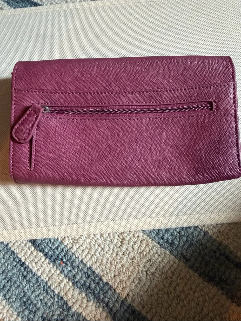 Liz Claiborne saffiano textured
