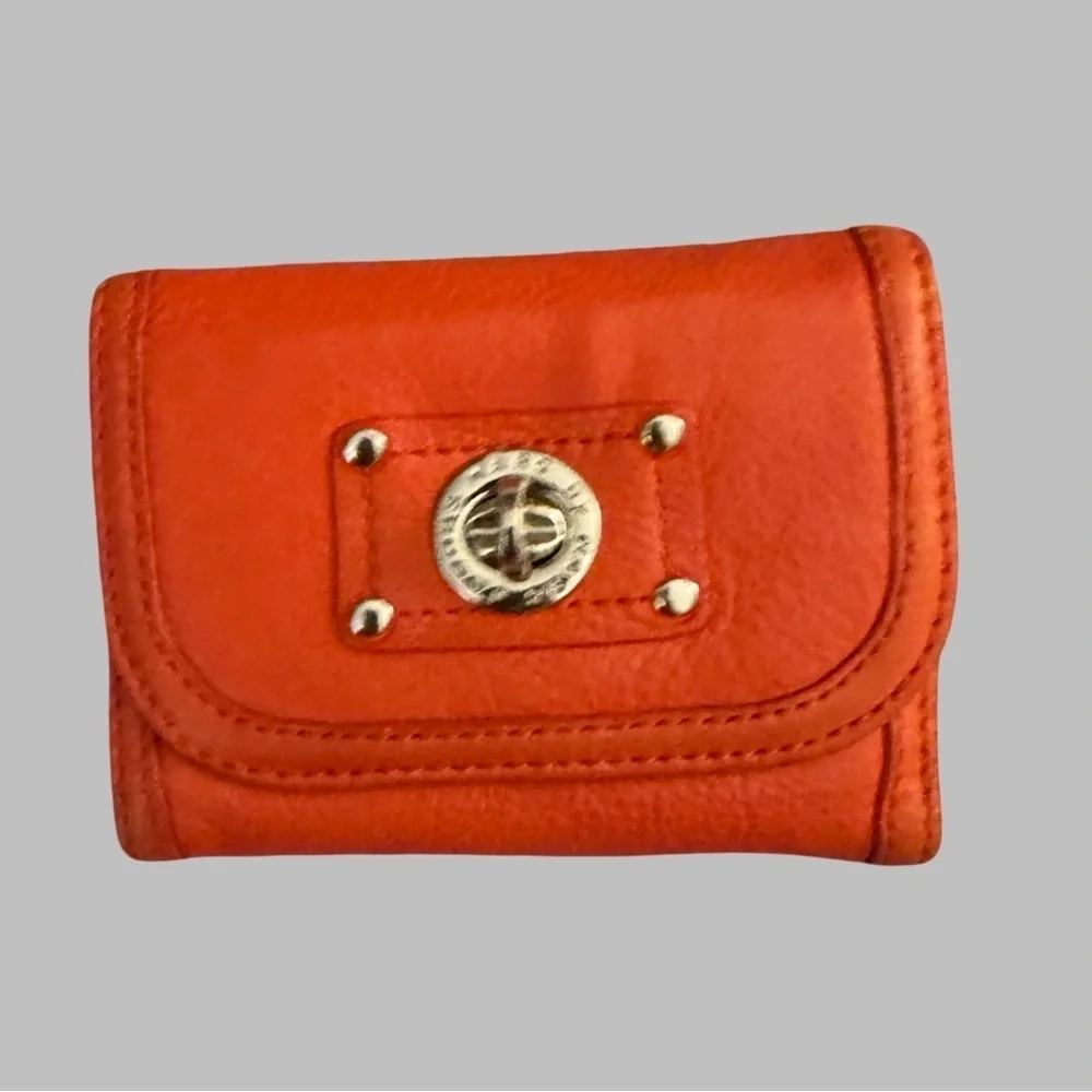 MARC JACOBS Orange Leather Women's Wallet