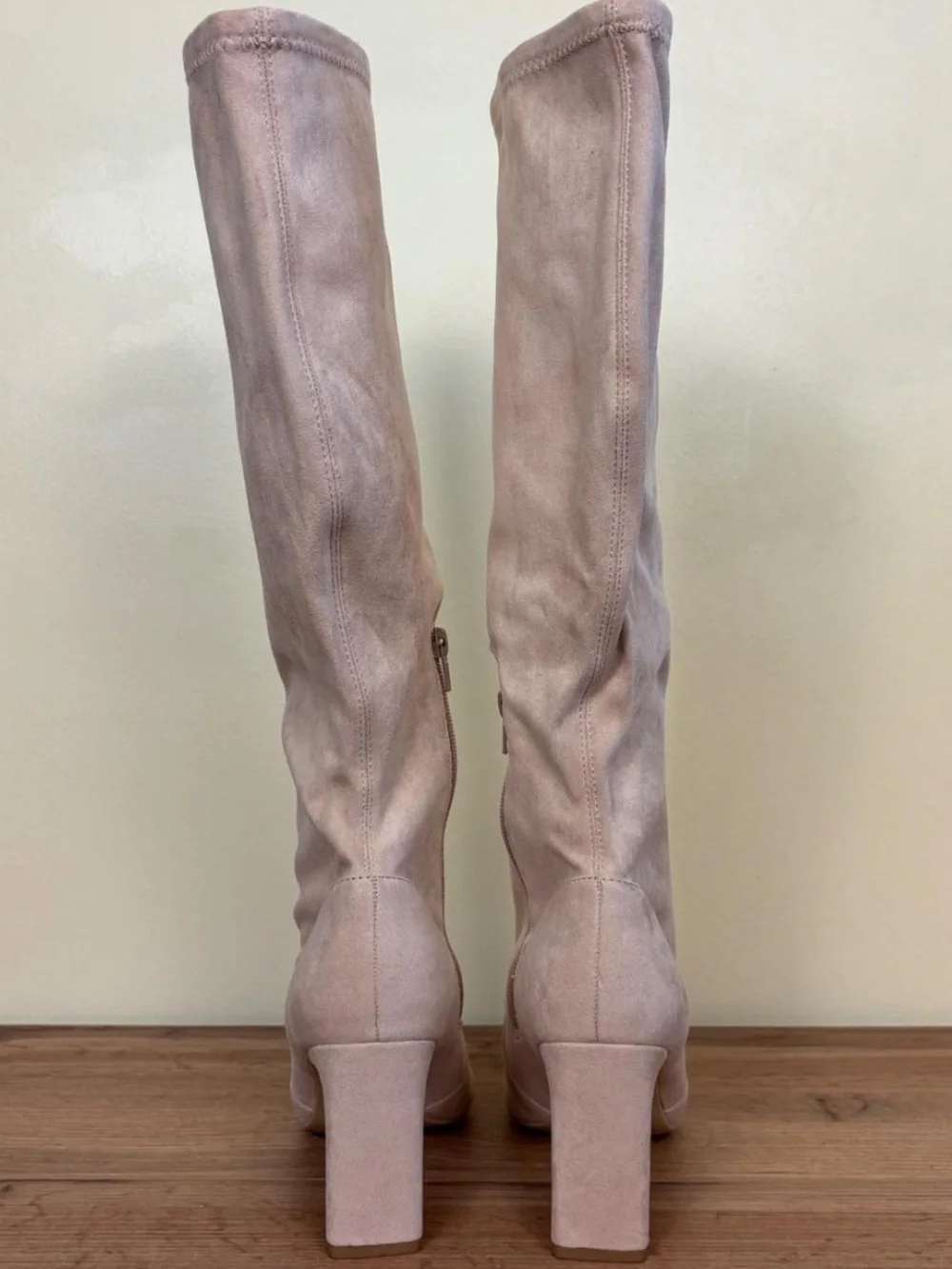 Abound Blush Pointed-Toe Knee Suede Boots