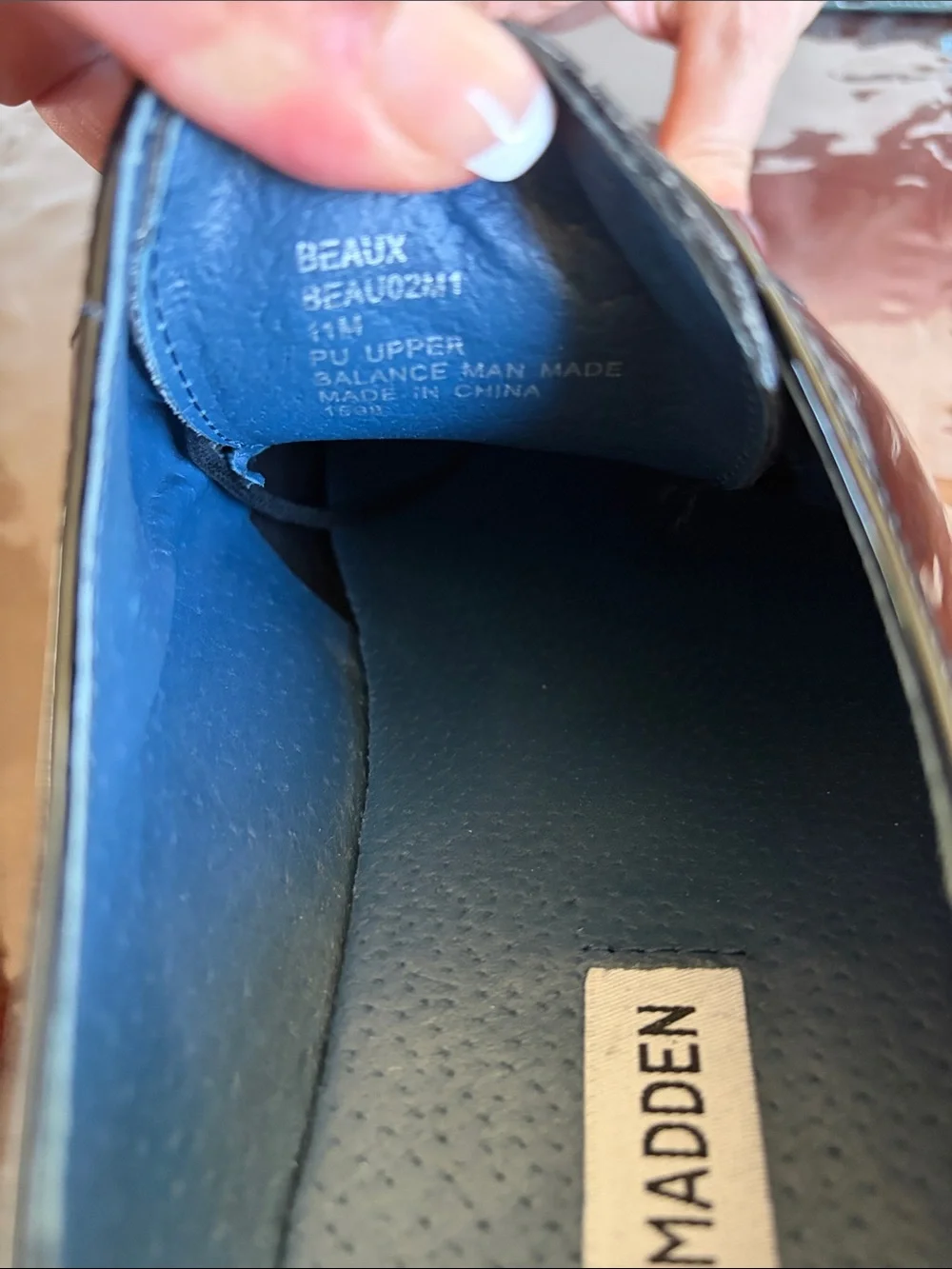 Steve Madden shiny patent