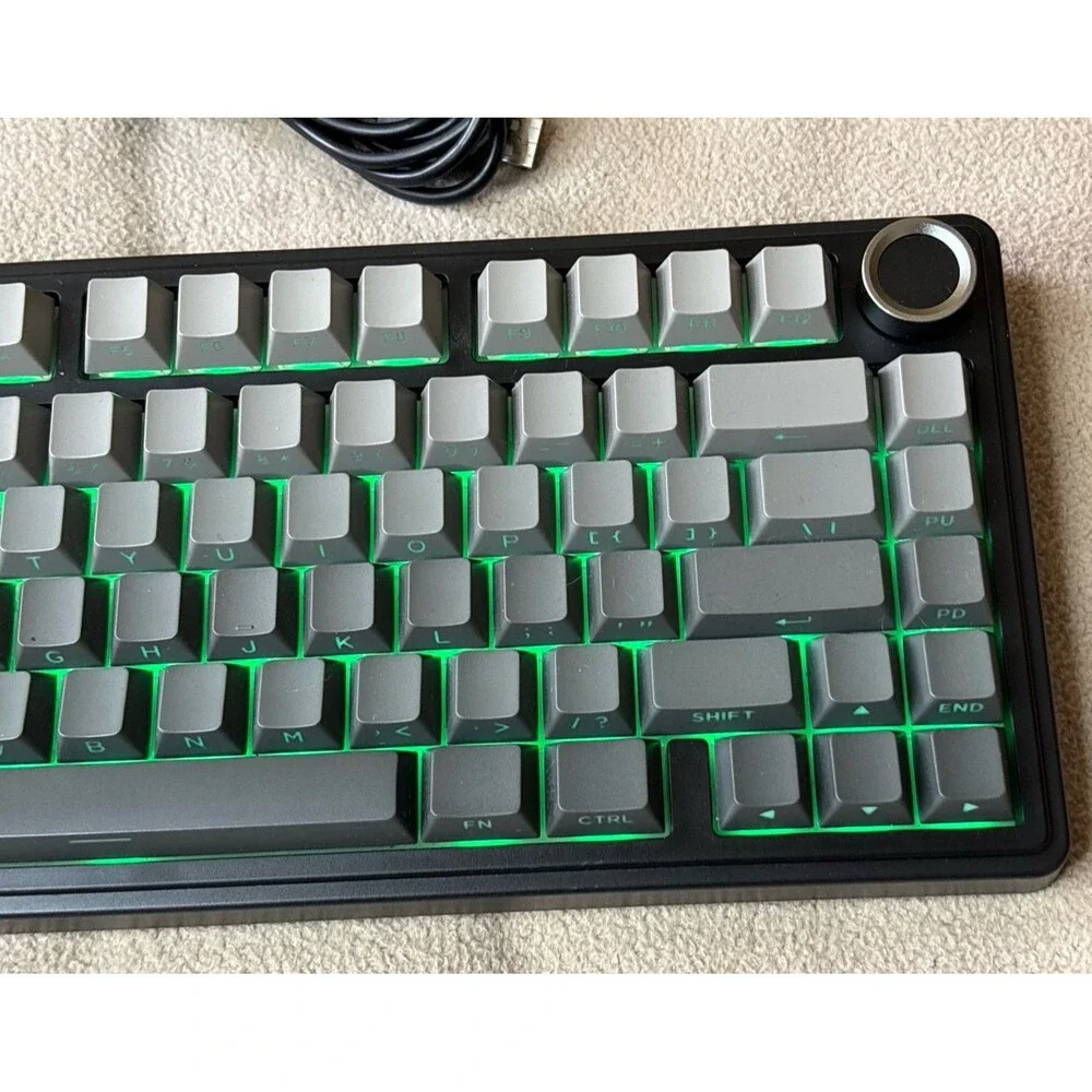 Aula F75 Mechanical Illuminated Compact Keyboard English Qwerty Black/Gray