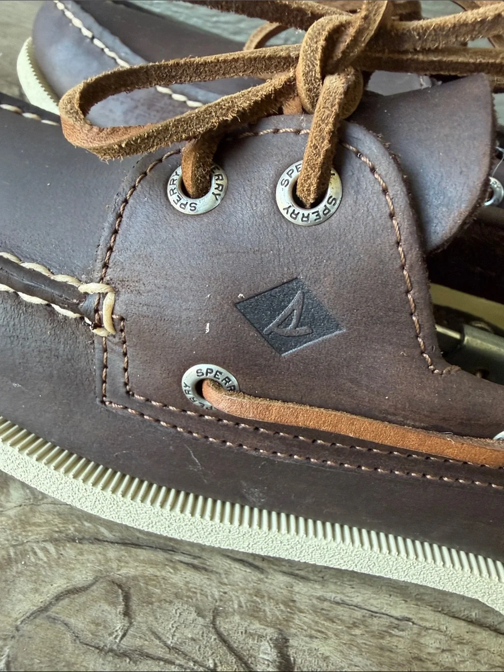 Sperry leather used